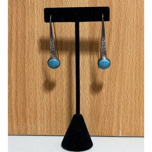 Vintage Silpada Statement Turquoise Sterling Silver Earrings
